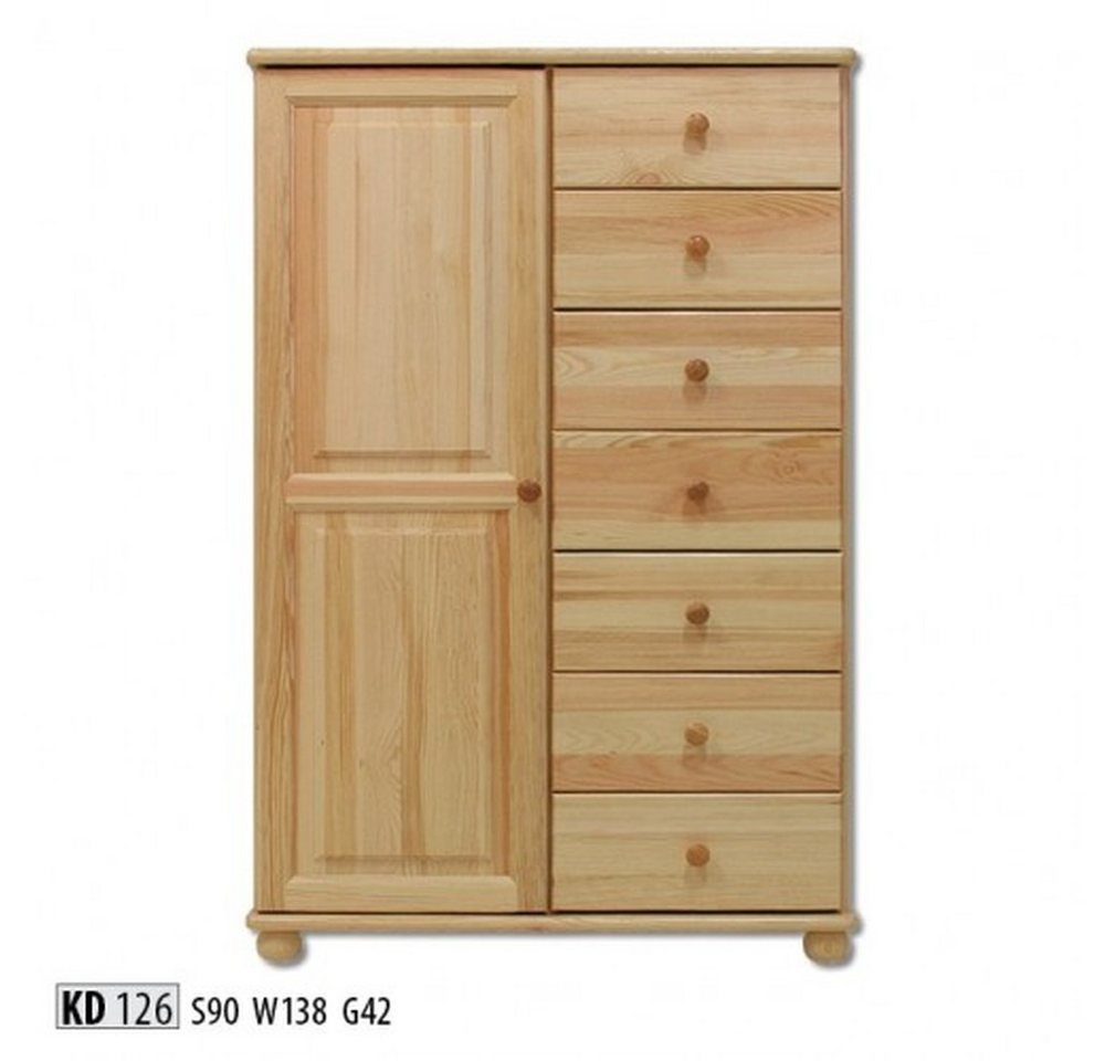 JVmoebel Hochkommode Robuste Anrichte Kommode Sideboard Möbel Schränke, Made in Europa von JVmoebel