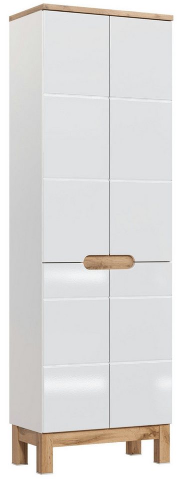 JVmoebel Hochschrank Badschrank Hochschrank Schrank Badezimmer Weiß Bad Made in Europa JVmoebel Hochschrank Badschrank Hochschrank Schrank Badezimmer Weiß Bad Made in Europa von JVmoebel