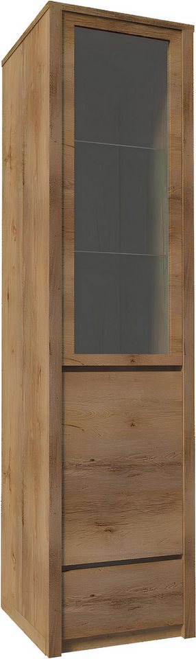 JVmoebel Hochschrank Hochwertige Holzkommode Vitrine in Braun – Sideboard und Schrank Made in Europa JVmoebel Hochschrank Hochwertige Holzkommode Vitrine in Braun – Sideboard und Schrank Made in Europa von JVmoebel