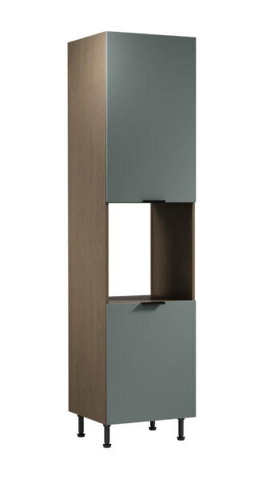 JVmoebel Hochschrank Küchenschrank Hochschrank Holz braun mit Einlegeböden (1-St) Made in Europe von JVmoebel