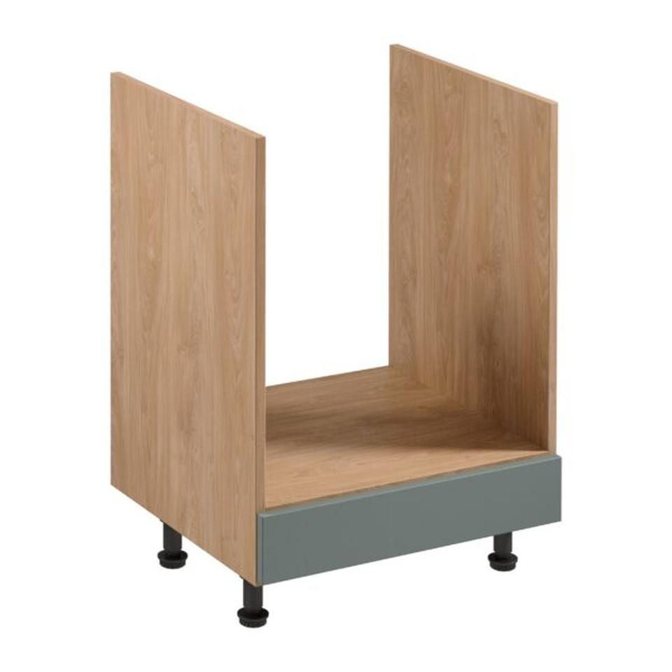 JVmoebel Hochschrank Küchenschrank Schrankmodul Basis-Unterschrank Unterbau für Herd Holz (1-St) Made in Europe von JVmoebel