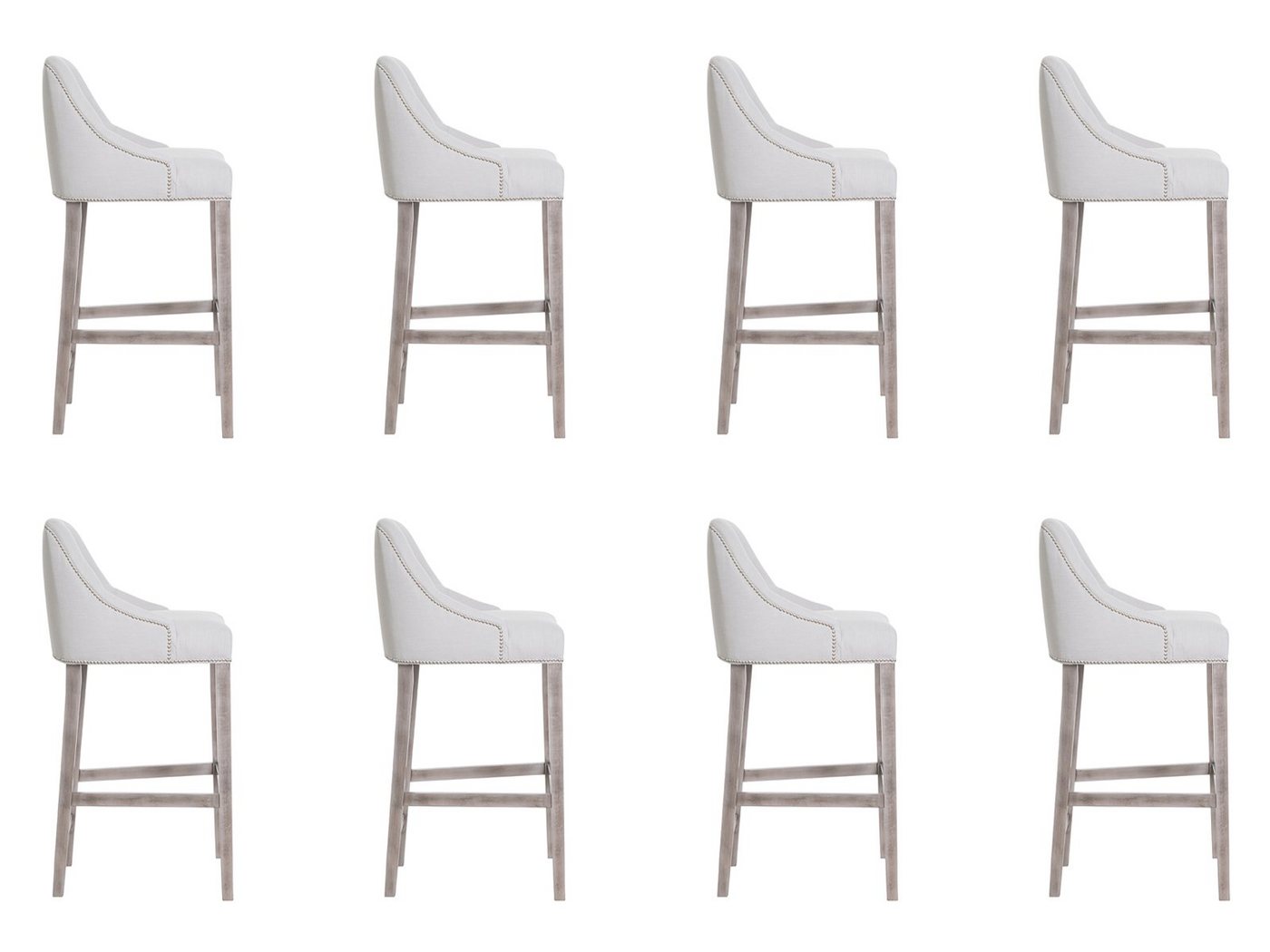 JVmoebel Hochstuhl Design Barhocker 8x Stuhl Hocker Tresen Bar Set Stühle Komplett, Made in Europa von JVmoebel