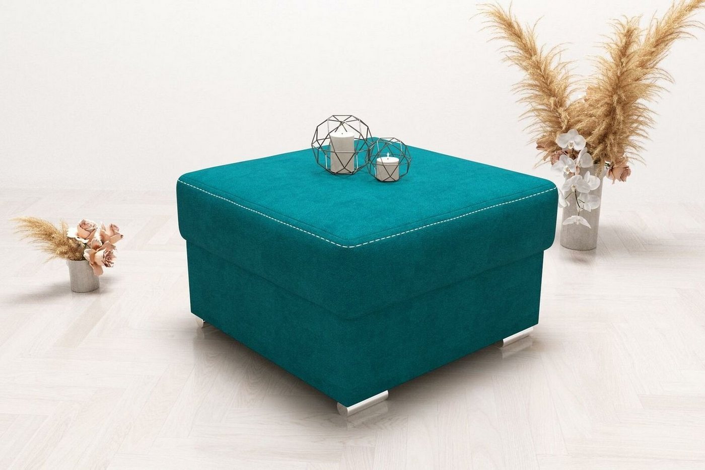 JVmoebel Hocker, Hocker Polsterhocker Sitzhocker Edler Truhe Box neu Pouf von JVmoebel