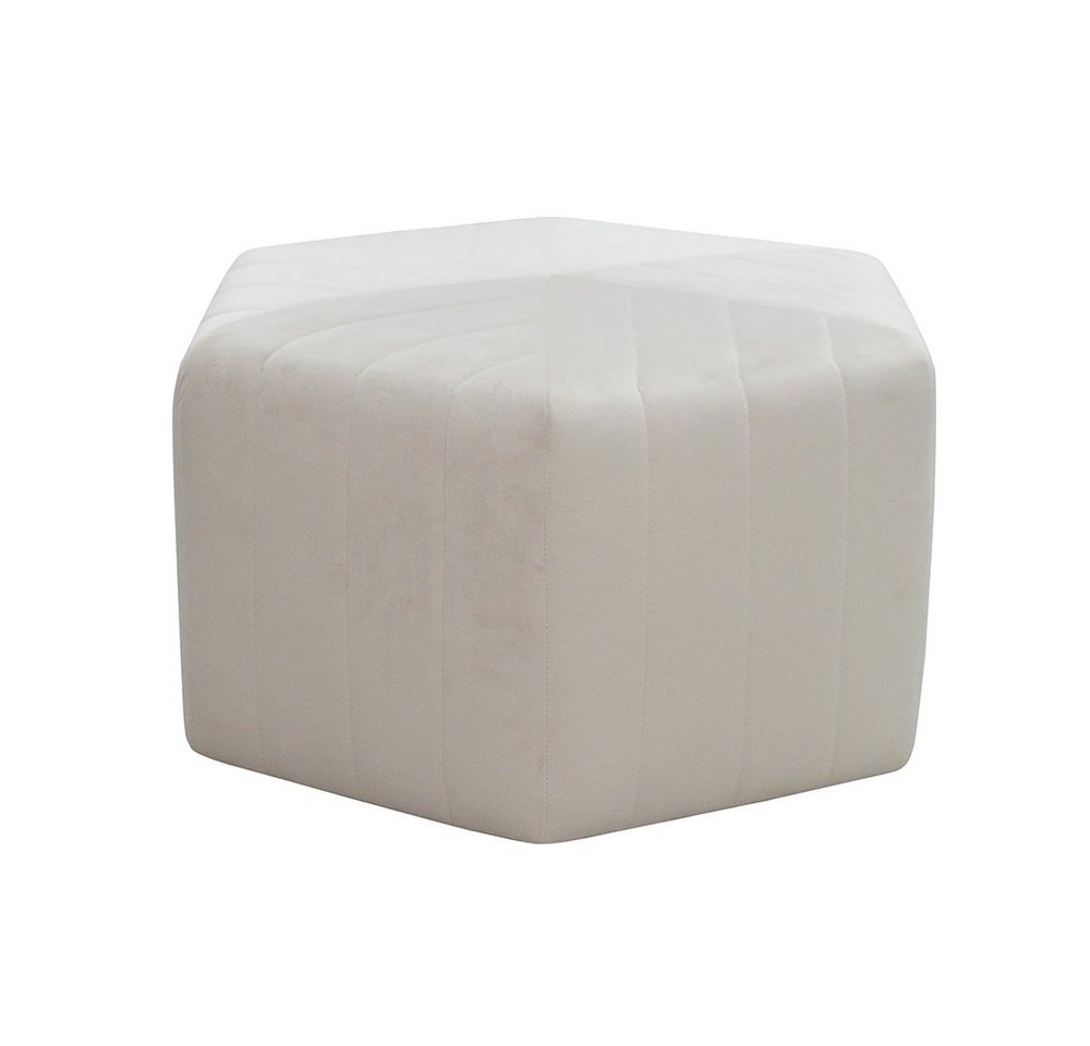 JVmoebel Hocker, Stoff Fußhocker Ottomane Samt Sitzhocker Hocker Pouf Puff Sitzpouf von JVmoebel