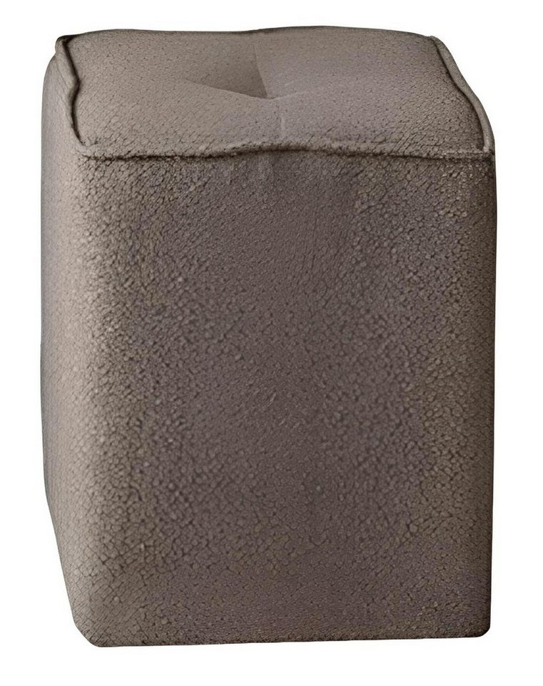 JVmoebel Pouf Brauner Polsterhocker Designer Einsitzer Puff Schlafzimmer Luxus Möbel (1-St., Hocker), Made in Europa von JVmoebel