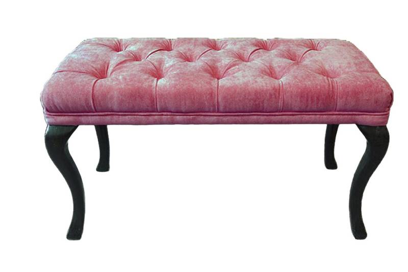 JVmoebel Polsterhocker Chesterfield Hocker Beistellhocker Ottomane Couch Leder Stoff TORBAY (TORBAY II HOCKER CHESTERFIELD), Made in Europa von JVmoebel