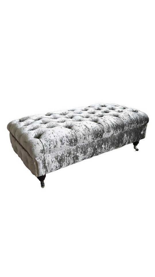 JVmoebel Polsterhocker Chesterfield Textil Hocker XXL Big Fußhocker Polster Sofas Bank Luxus (Hocker), Made in Europa von JVmoebel