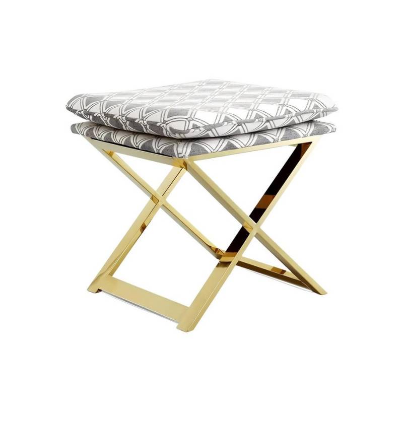 JVmoebel Hocker Designer Hocker Polsterhocker Fuß Ablage Möbel Wohnen Sitzbänke Sitz (Hocker), Made in Europa von JVmoebel