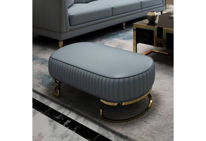 JVmoebel Polsterhocker Designer Hocker Polsterhocker Fuß Ablage Möbel Wohnen Sitzbänke Sitz (Hocker), Made in Europa von JVmoebel