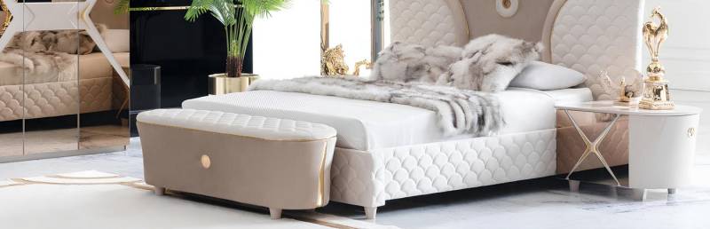 JVmoebel Hocker Eleganter Design Fußhocker Polsterhocker im modernen Stil (Hocker), Made in Europa von JVmoebel