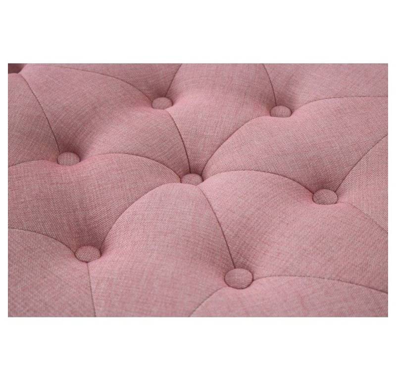 JVmoebel Hocker Eleganter Rosa Chesterfield Pouf Rufo Sitzhocker Fußbank (Hocker), Made in Europa von JVmoebel