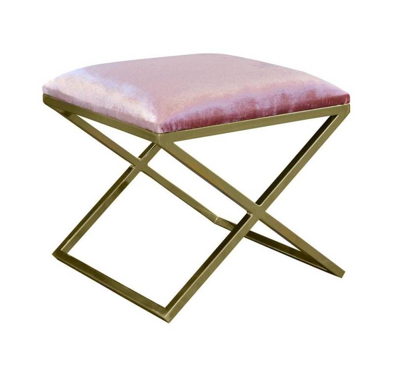 JVmoebel Hocker Eleganter runder Pouf Fußhocker Polster Sitzhocker für Ihr Zuhause (Hocker), Made in Europa von JVmoebel