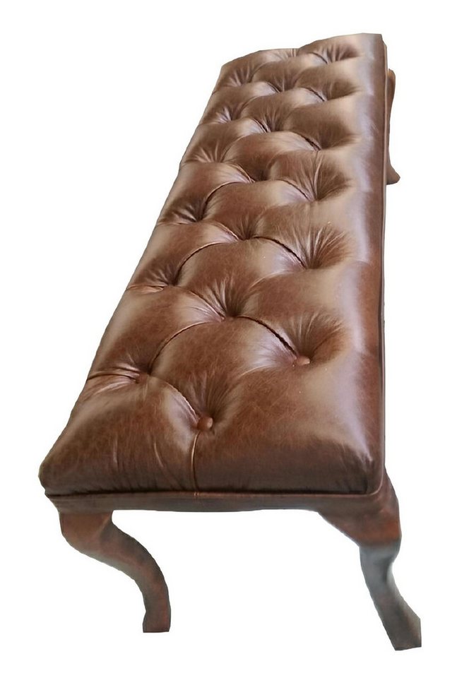JVmoebel Hocker Fußhocker Chesterfield Ottoman Pufa Fußablage Polster Vollleder (HOCKER VINTAGE VOLLLEDER CHESTERFIELD "SS45), Made in Europa von JVmoebel