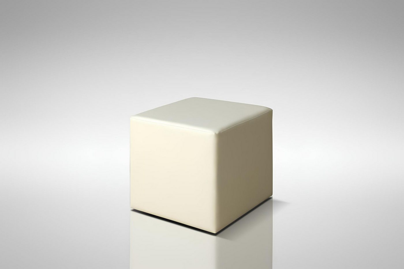 JVmoebel Pouf Fußhocker Hocker Leder Polster Sitz Würfel Ottoman Design Club Sitz (Hocker), Made in Europa von JVmoebel