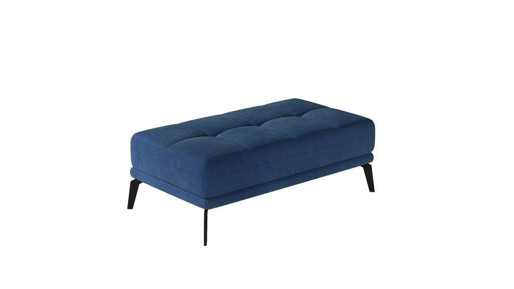 JVmoebel Hocker Fußhocker Lounge Hocker xxl Club Ottomane Leder Textil Ottomane (Hocker), Made in Europe von JVmoebel