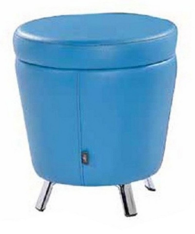 JVmoebel Pouf Hocker Barhocker Luxus Polsterhocker Modern Designer Wohnzimmer (1-St., Hocker), Made in Europa von JVmoebel