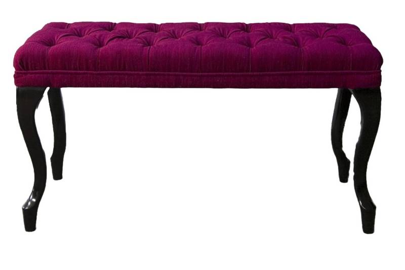 JVmoebel Hockerbank Hocker Chesterfield Beistellhocker Ottomane Couch Leder Stoff TORBAY (1 St., TORBAY III HOCKER CHESTERFIELD), Made in Europa von JVmoebel
