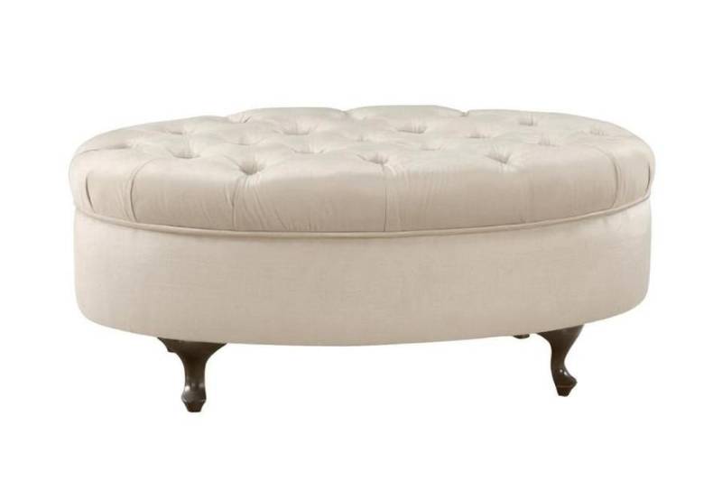 JVmoebel Hocker Hocker Ottomane Weiß aus Massivholz – Polsterhocker Fußbank, Made in Europe JVmoebel Hocker Hocker Ottomane Weiß aus Massivholz – Polsterhocker Fußbank, Made in Europe von JVmoebel