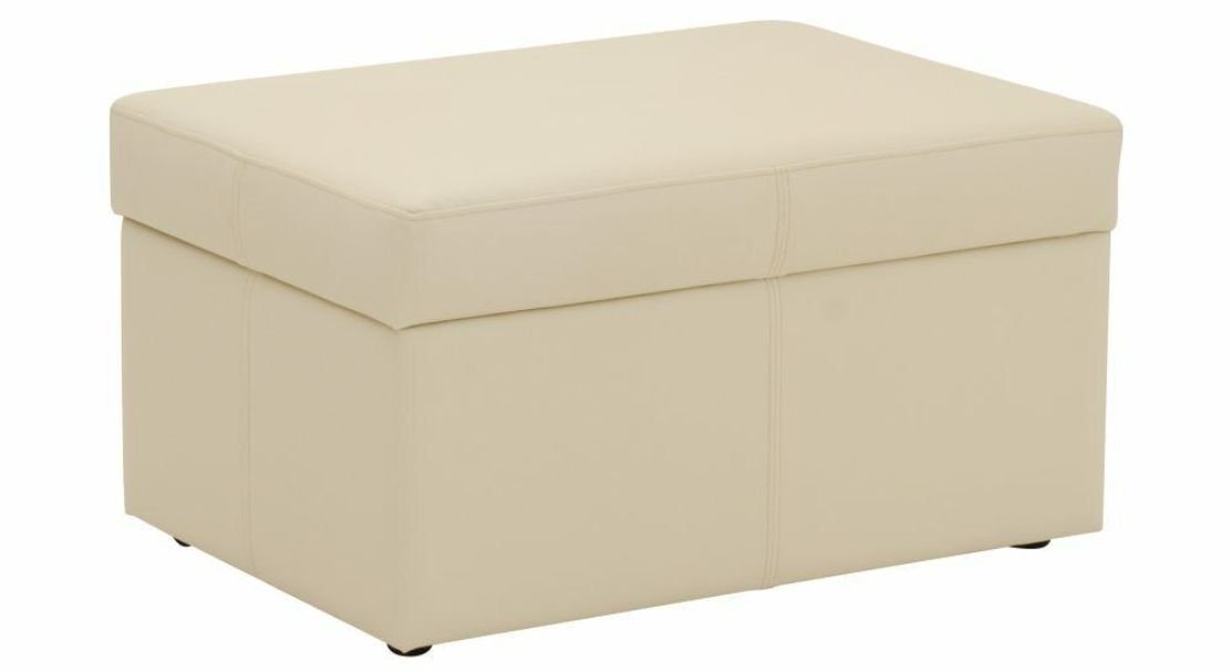 JVmoebel Hocker Hocker Sofa Pouf Polster Beistellhocker Fußhocker Beige Möbel, Made in Europa von JVmoebel