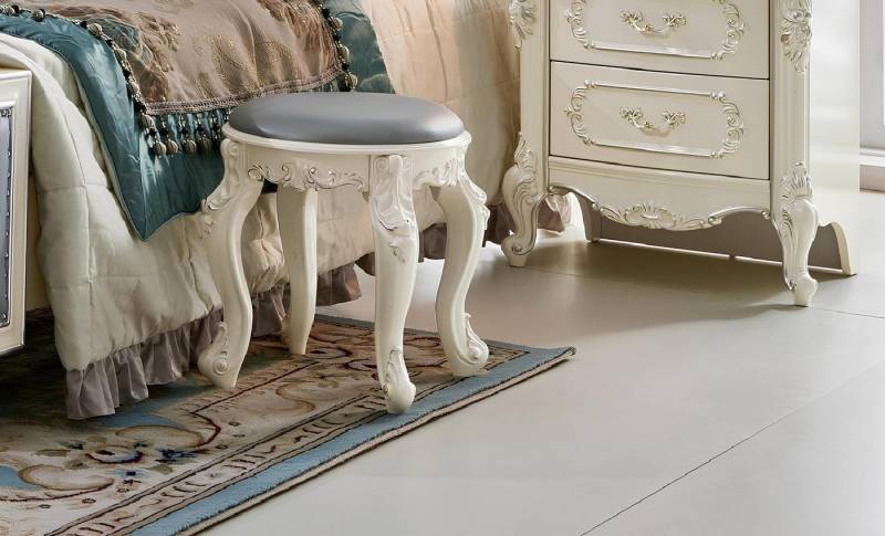 JVmoebel Hocker Klassischer Fußhocker Runder Sitzhocker Luxus Möbel Neu (Fußhocker), Made in Europa von JVmoebel