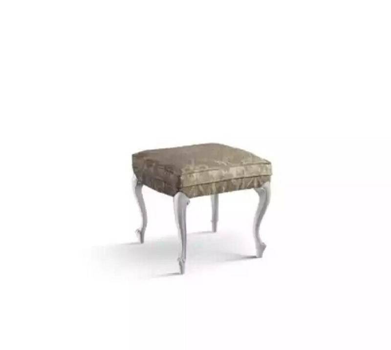 JVmoebel Hocker Klassischer Polster Sitz Hocker Bank Textil Holz Stil Designer Neu (1 St., Hocker), Made in Europa von JVmoebel