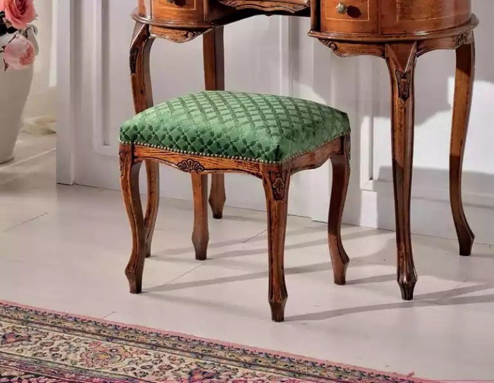 JVmoebel Hocker Klassischer Textilhocker für das Schlafzimmer und die Einrichtung (1 St., Hocker), Made in Europa von JVmoebel