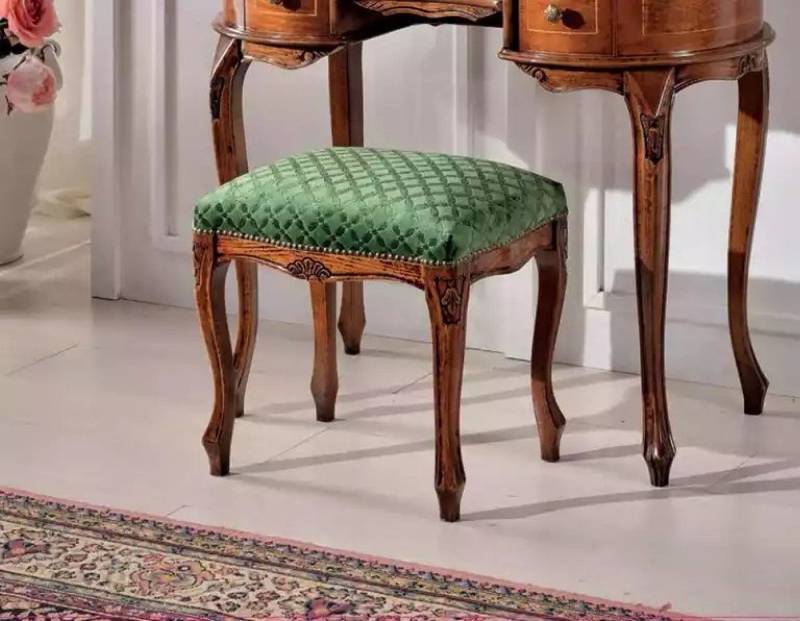 JVmoebel Hocker Klassischer Textilhocker für das Schlafzimmer und die Einrichtung (1 St., Hocker), Made in Europa von JVmoebel