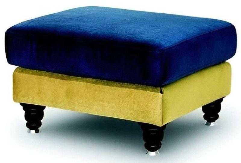 JVmoebel Polsterhocker Loungehocker XXL aus Leder Textile Club Ottomanen Fußhocker (1 St), Made in Europa von JVmoebel