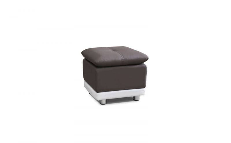 JVmoebel Hocker Moderner brauner Lederfußhocker Designer Pouf aus Textil (Hocker), Made in Europa von JVmoebel