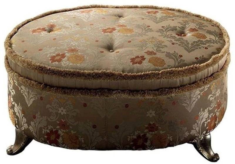 JVmoebel Polsterhocker Oval Chesterfield Polster Hocker Fußhocker Ottomane Tisch, Made in Europa von JVmoebel