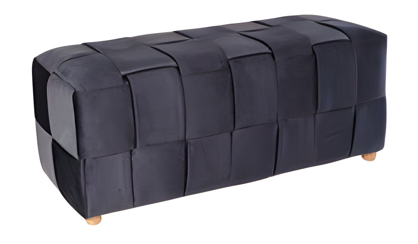 JVmoebel Hocker Schwarzer Holz-Textil Hocker im eleganten Design, Made in Europe JVmoebel Hocker Schwarzer Holz-Textil Hocker im eleganten Design, Made in Europe von JVmoebel