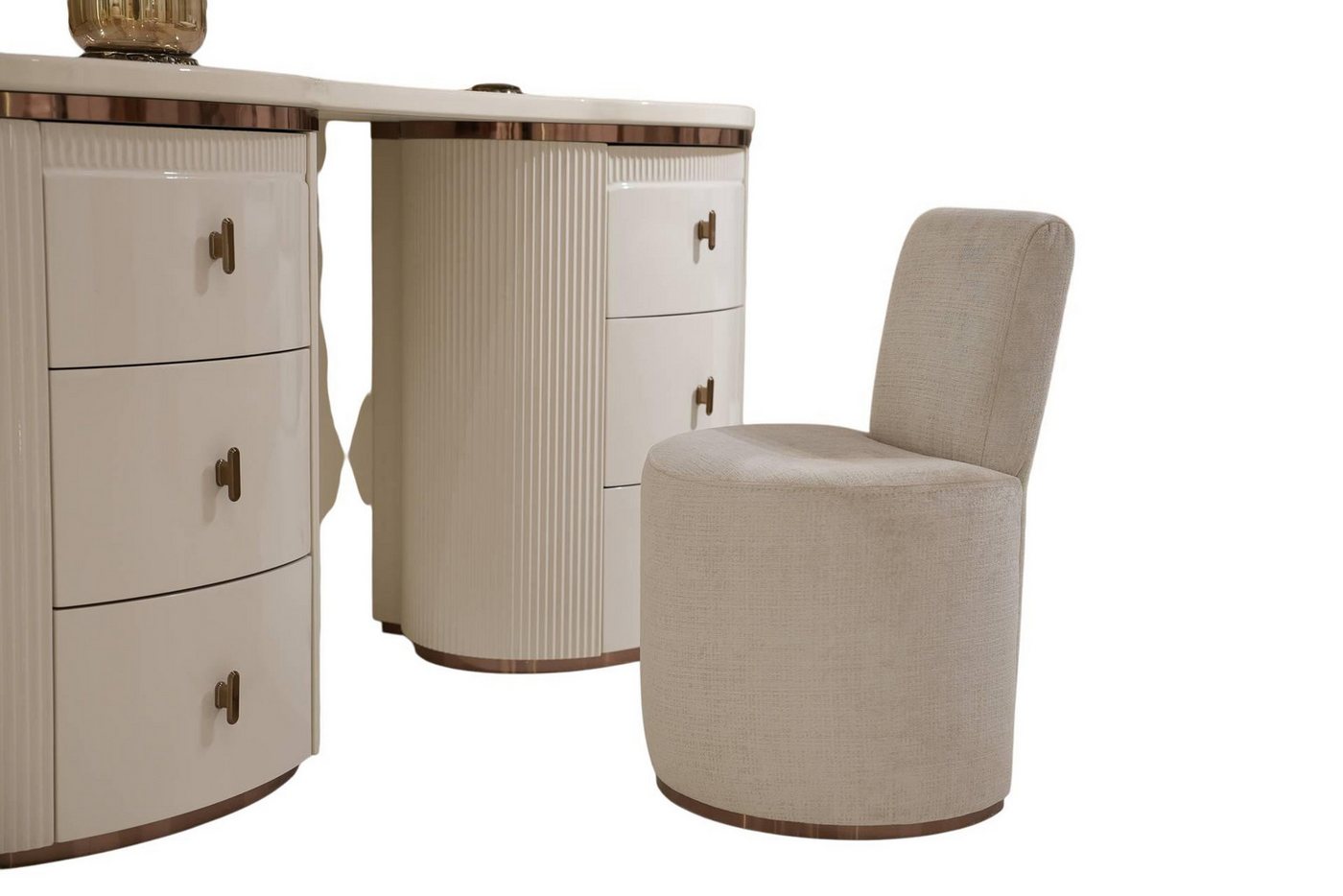 JVmoebel Hocker Weißer Holz-Pouf modern, eleganter Sitzhocker, dekoratives Möbelstück (Maße Hocker), Made in Europe von JVmoebel