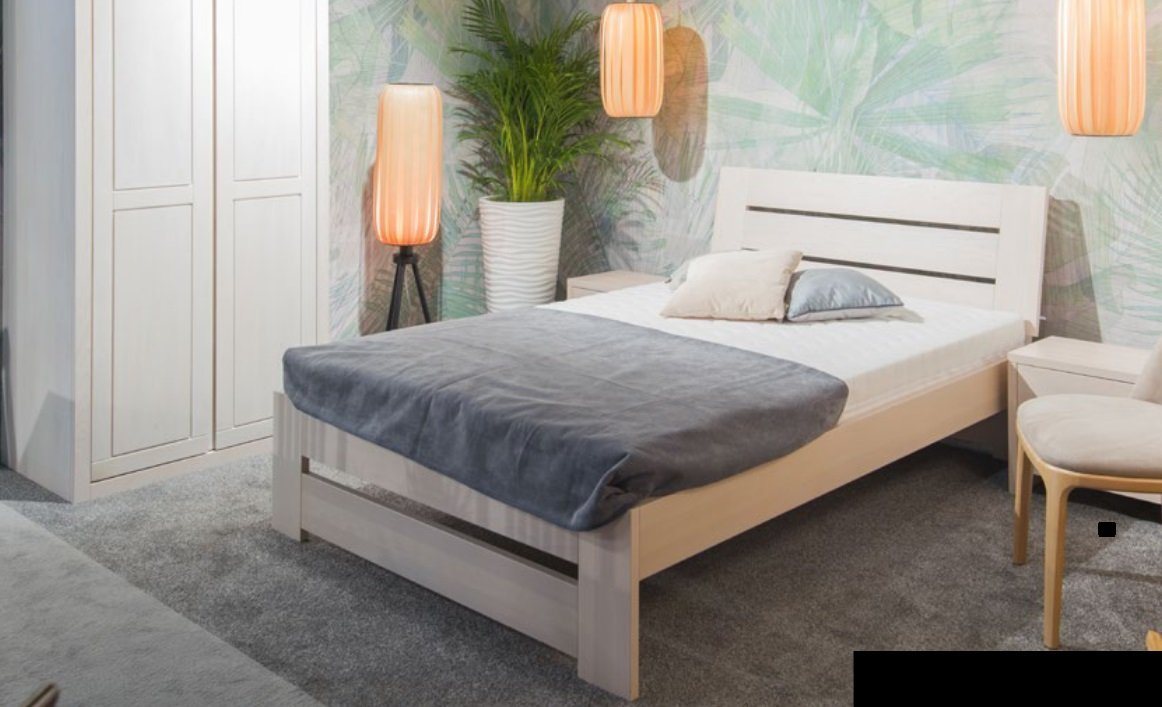 JVmoebel Holzbett, Bett Holz Massive Betten 100x200cm Massivmöbel Möbel Schlafzimmer von JVmoebel