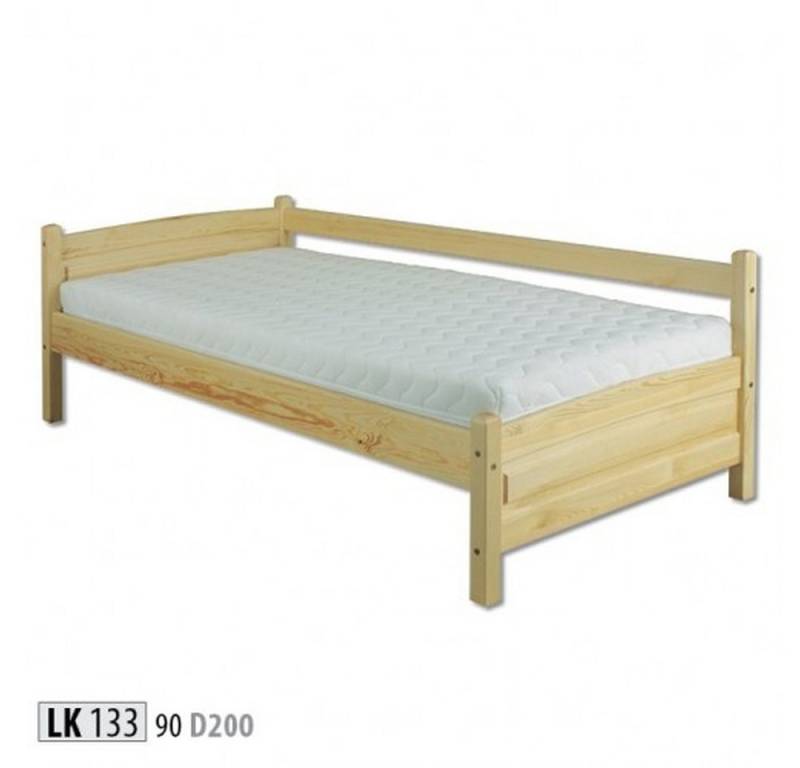 JVmoebel Holzbett Massivholzbett Kiefer Gästebett aus Vollholz, Made in Europa JVmoebel Holzbett Massivholzbett Kiefer Gästebett aus Vollholz, Made in Europa von JVmoebel