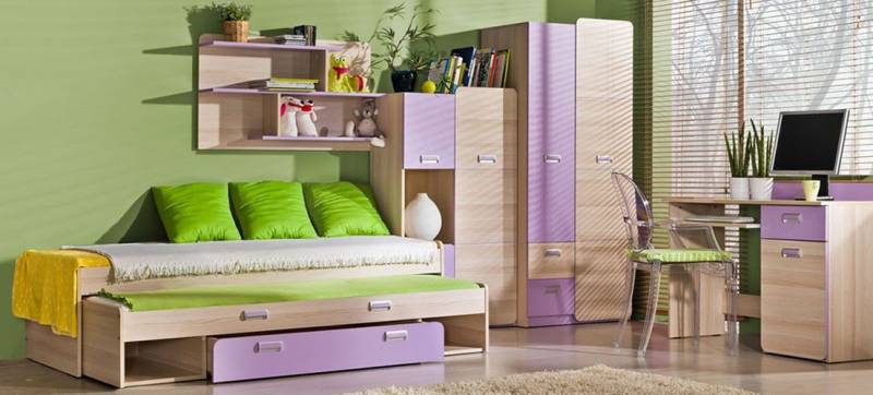 JVmoebel Jugendzimmer-Set Jugendzimmer Set für Kinder mit Bett, Bettkasten und Schreibtisch, Made in Europa JVmoebel Jugendzimmer-Set Jugendzimmer Set für Kinder mit Bett, Bettkasten und Schreibtisch, Made in Europa von JVmoebel