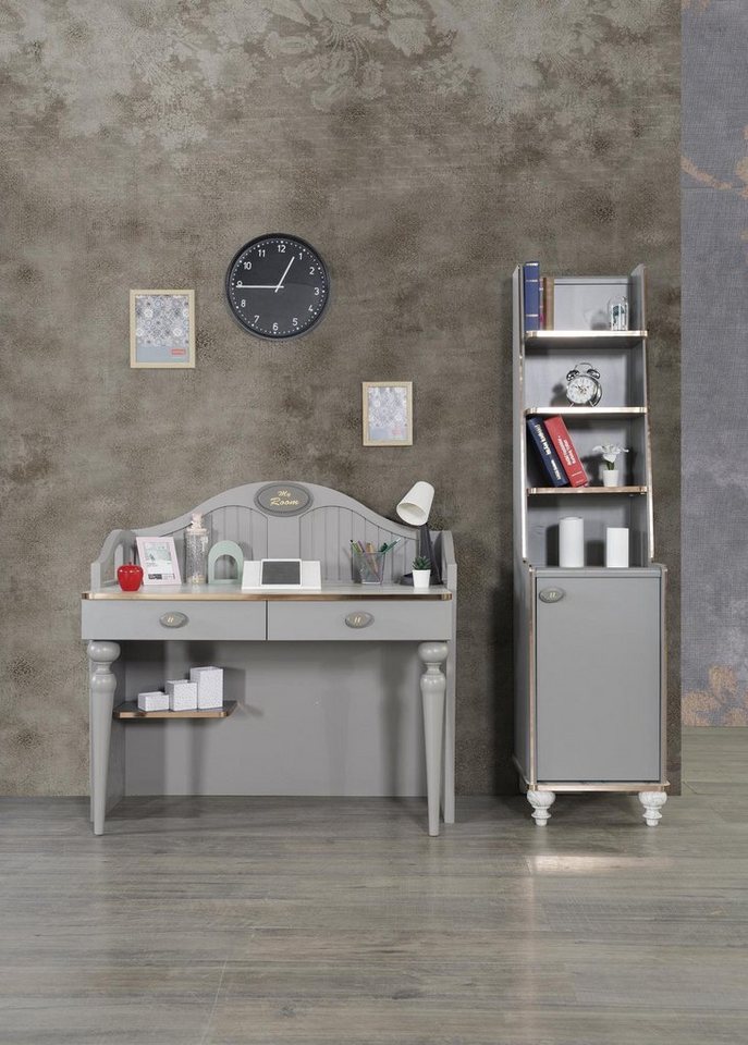 JVmoebel Jugendzimmer-Set Jugendzimmer Set für Kinder mit Schreibtisch und Regal neu, (Schreibtisch/Buecherregal), Made in Europa von JVmoebel