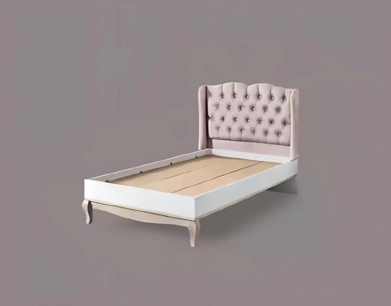 JVmoebel Kinderbett Chesterfield Jugendbett mit weicher Polsterung aus Holz, Made in Europa JVmoebel Kinderbett Chesterfield Jugendbett mit weicher Polsterung aus Holz, Made in Europa von JVmoebel