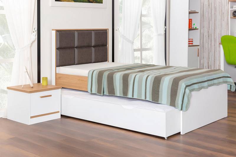 JVmoebel Kinderbett Designer Einzelbett aus Holz für exklusive Kinderzimmer (1-tlg., Kinderbett), Made in Europa von JVmoebel