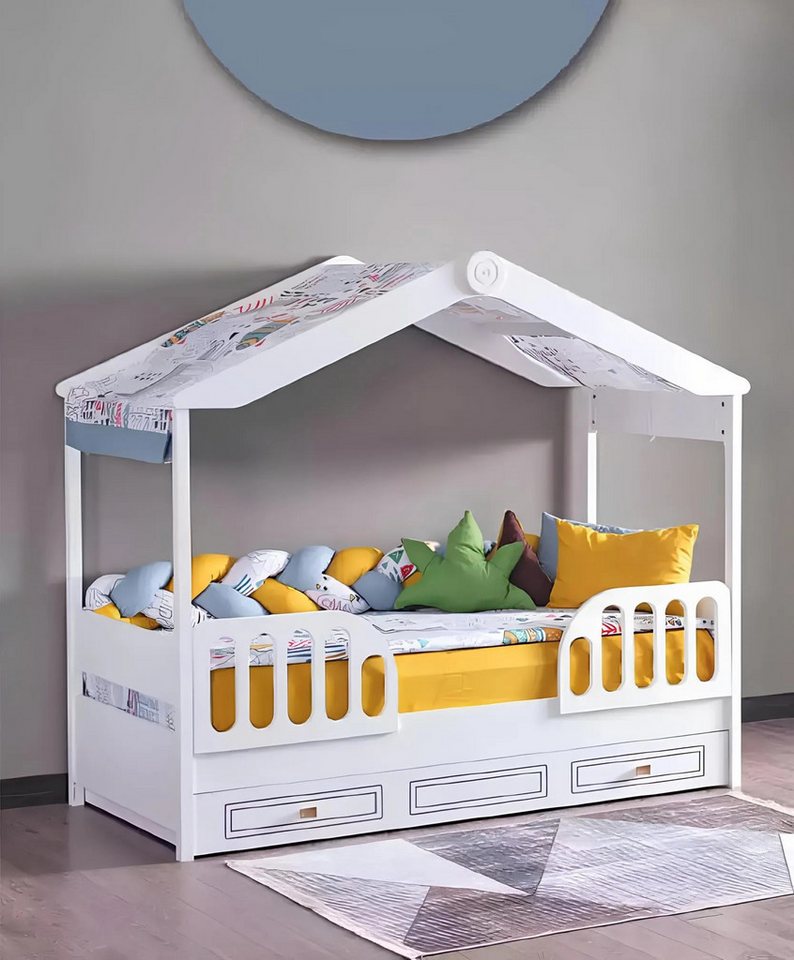 JVmoebel Kinderbett Holzmöbel für Schlafzimmer: Bett für Kinder und Jugendliche, Made in Europa von JVmoebel