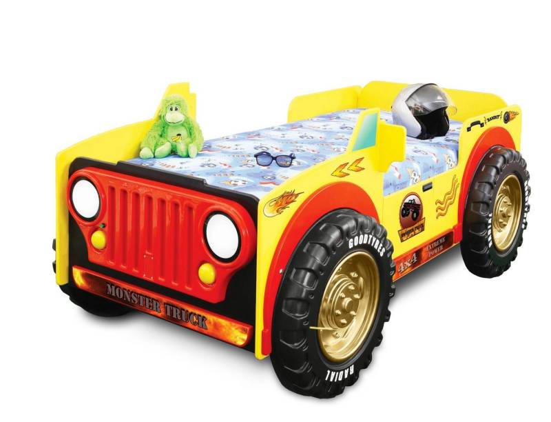 JVmoebel Kinderbett JEEP Auto Bett für Kinderzimmer inklusive Matratze, Made in Europa von JVmoebel