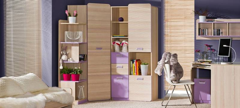JVmoebel Kinderkleiderschrank Jugendzimmer Set für Kinder mit Eckschrank, Schreibtisch und Regal Made in Europa JVmoebel Kinderkleiderschrank Jugendzimmer Set für Kinder mit Eckschrank, Schreibtisch und Regal Made in Europa von JVmoebel