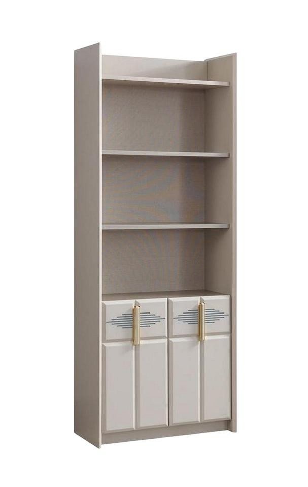 JVmoebel Hochschrank Bücherregal Holz Beige für Kinderzimmer Jugendzimmer Möbel (1-St) Made in Europe von JVmoebel