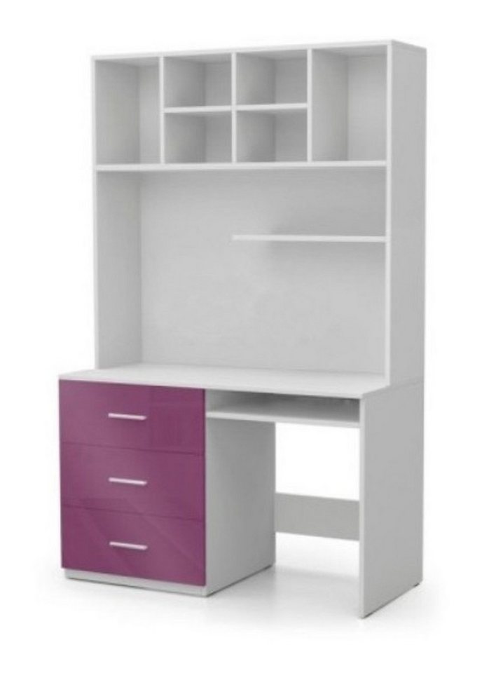 JVmoebel Kinderschreibtisch Hochglanz Lila Schreibtisch für Kinder und Jugendliche im Büro, Made in Europa JVmoebel Kinderschreibtisch Hochglanz Lila Schreibtisch für Kinder und Jugendliche im Büro, Made in Europa von JVmoebel