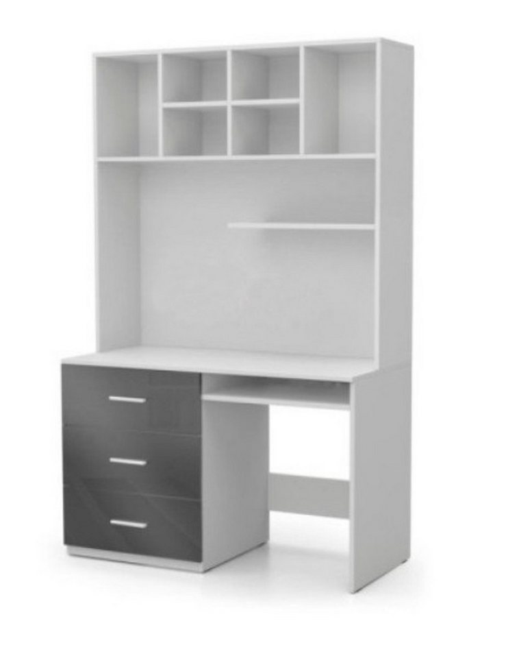 JVmoebel Kinderschreibtisch Hochglanz Schreibtisch in Grau für Büro und Kinderzimmer, Made in Europa JVmoebel Kinderschreibtisch Hochglanz Schreibtisch in Grau für Büro und Kinderzimmer, Made in Europa von JVmoebel