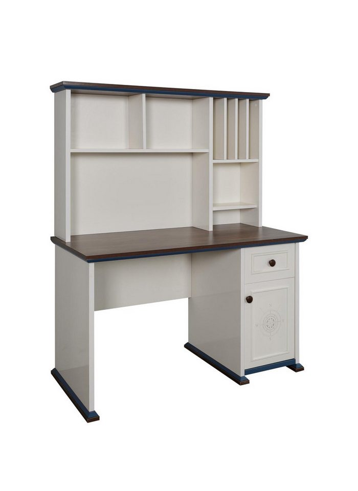 JVmoebel Kinderschreibtisch Luxuriöser Schreibtisch mit Regal und Schrank aus Holz (Schreibtisch), Made in Europa von JVmoebel