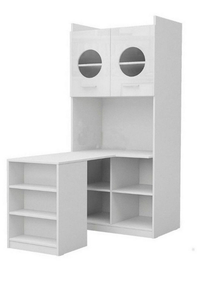 JVmoebel Kinderschreibtisch Modern Schreibtisch Holz Eckschreibtisch Jugend Kinderzimmer Weiß, Made in Europa JVmoebel Kinderschreibtisch Modern Schreibtisch Holz Eckschreibtisch Jugend Kinderzimmer Weiß, Made in Europa von JVmoebel