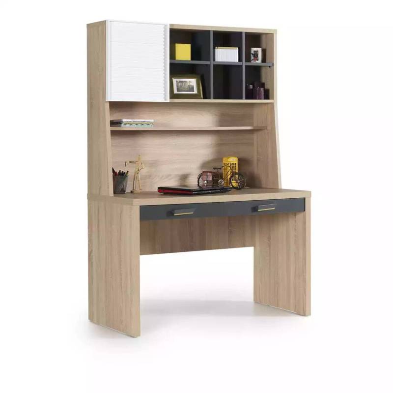 JVmoebel Kinderschreibtisch Schreibtisch Bücherregal Holz Kinderzimmer Braun Kinderzimmerregal (Schreibtisch, Bücherregal) von JVmoebel