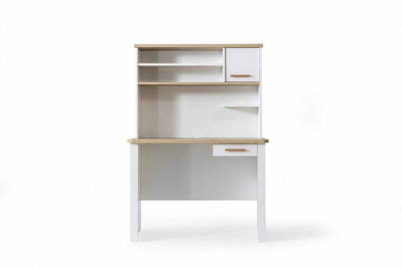 JVmoebel Kinderschreibtisch Weißer Designer-Schreibtisch für Kinderzimmer aus Holzmöbel (1-St., Schreibtisch/Regal), Made in Europa von JVmoebel