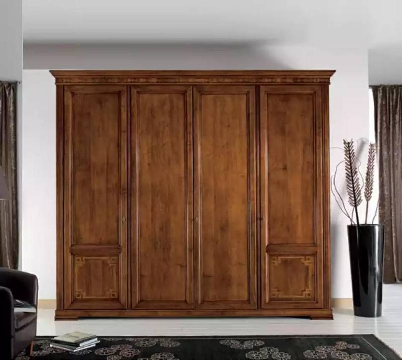 JVmoebel Kleiderschrank Braun Kleiderschrank Holz Design Möbel Schlafzimmer Neu (1-St., Nur Kleiderschrank) Made in Europa von JVmoebel