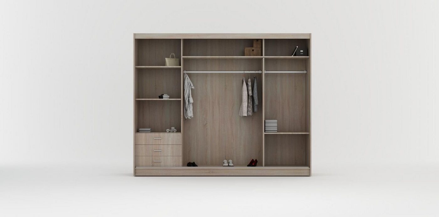 JVmoebel Kleiderschrank Design Hochglanz Kleiderschränke Möbel Schränke Modern Mehrzweck von JVmoebel